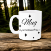 Mug en céramique, blanc basique, qualité A++ , à personnaliser
