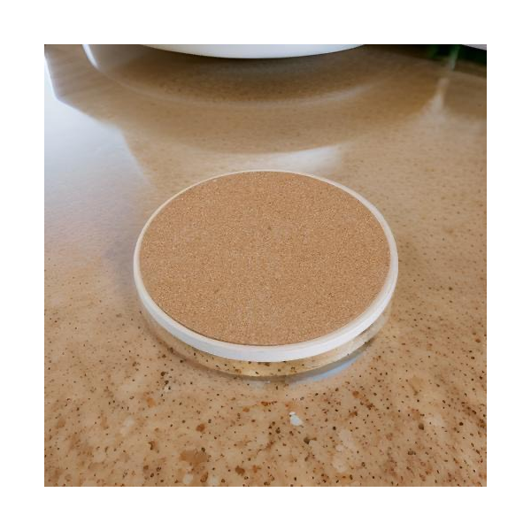 Dessous de verre rond en céramique , à personnaliser, pré commande délai 8 à 10 jours