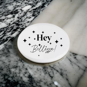 Dessous de verre rond en céramique , à personnaliser, pré commande délai 8 à 10 jours