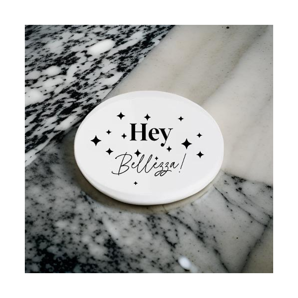 Dessous de verre rond en céramique , à personnaliser, pré commande délai 8 à 10 jours