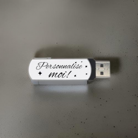 Clé usb, mémoire 8 GO, à personnaliser, pré commande délai 8 à 10 jours