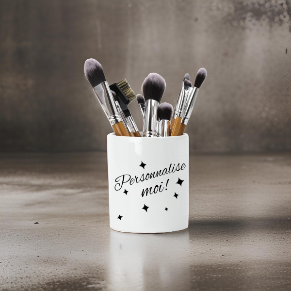 Pot à crayons, pot à pinceaux, à personnaliser, pré commande délai 8 à 10 jours