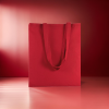 Tote bag, couleur cherry, rouge, sac fourre tout,  à personnaliser, avec les paillettes, délais de traitement sous 8 à 10 jours