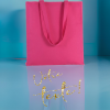 Tote bag, couleur magenta sac fourre tout,  à personnaliser, avec les paillettes, délais de traitement sous 8 à 10 jours