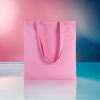 Tote bag, couleur rose, sac fourre tout,  à personnaliser, avec effet hologramme, délais de traitement sous 8 à 10 jours