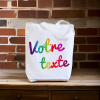 Tote bag, couleur blanc, sac fourre tout,  à personnaliser, avec effet hologramme, délais de traitement sous 8 à 10 jours