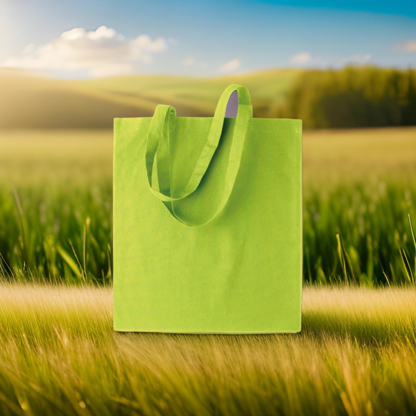 Tote bag, couleur vert citron, sac fourre tout,  à personnaliser, avec effet velours, délais de traitement sous 8 à 10 jours
