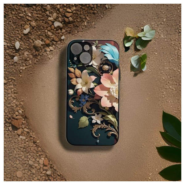 Coque de téléphone portable fleurs, à personnaliser, pré commande délai 8 à 10 jours