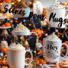 Mugs scènes halloween, 10 pages de présentations pour tasse à café 330ml