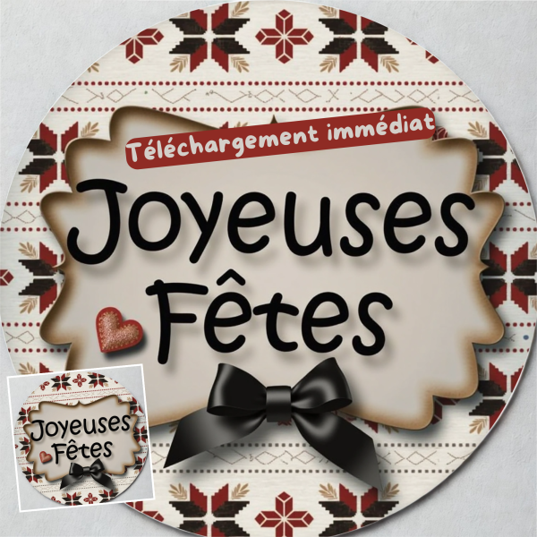 Noël, joyeuses fêtes, hiver, image ronde png , téléchargement instantané