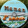 Maman d'amour, image ronde png , téléchargement instantané