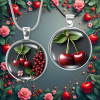 Cerises d'amour, fruits, image numérique à télécharger instantanément – Format png 300 dpi